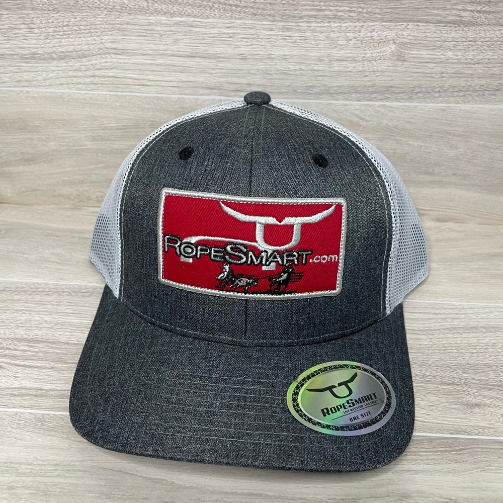 Gray and White Trucker Hat